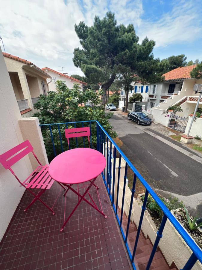 Grand F3 Vue Mer Centre Plage Proche Commerces Plage dʼArgelès Exterior foto